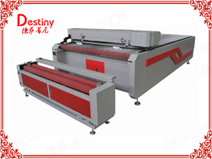 DT-1830 large bed auto-feed fabric CO2 laser cutting machine