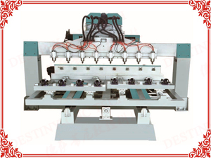 DT-1525/2015 6/8 heads rotary CNC Router for cylinder engraving