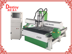 DT-1325T heavy duty Double heads Cylinder ATC  CNC Router