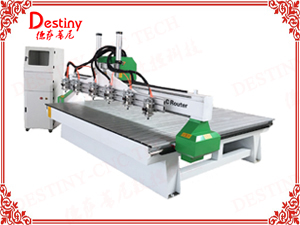 DT-1815/2010 Heavy duty One trailer 6 heads CNC Router 